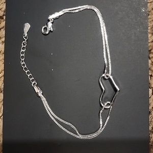 Sterling Silver Heart Bracelet 925